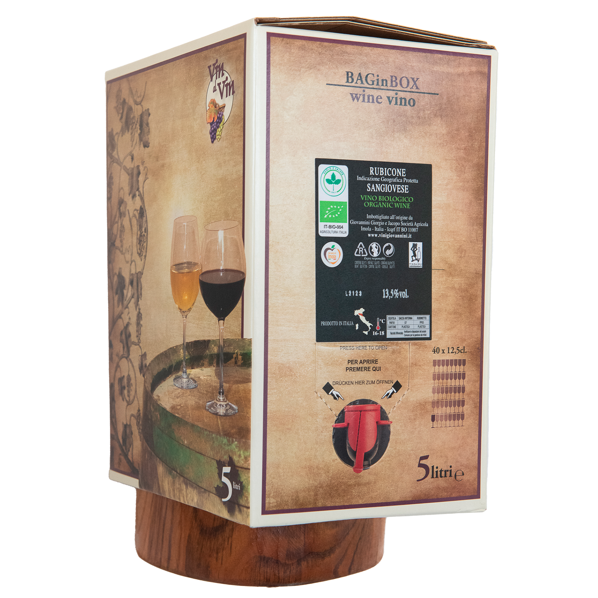 Sangiovese<br> Bag in Box  3 scatole 5L