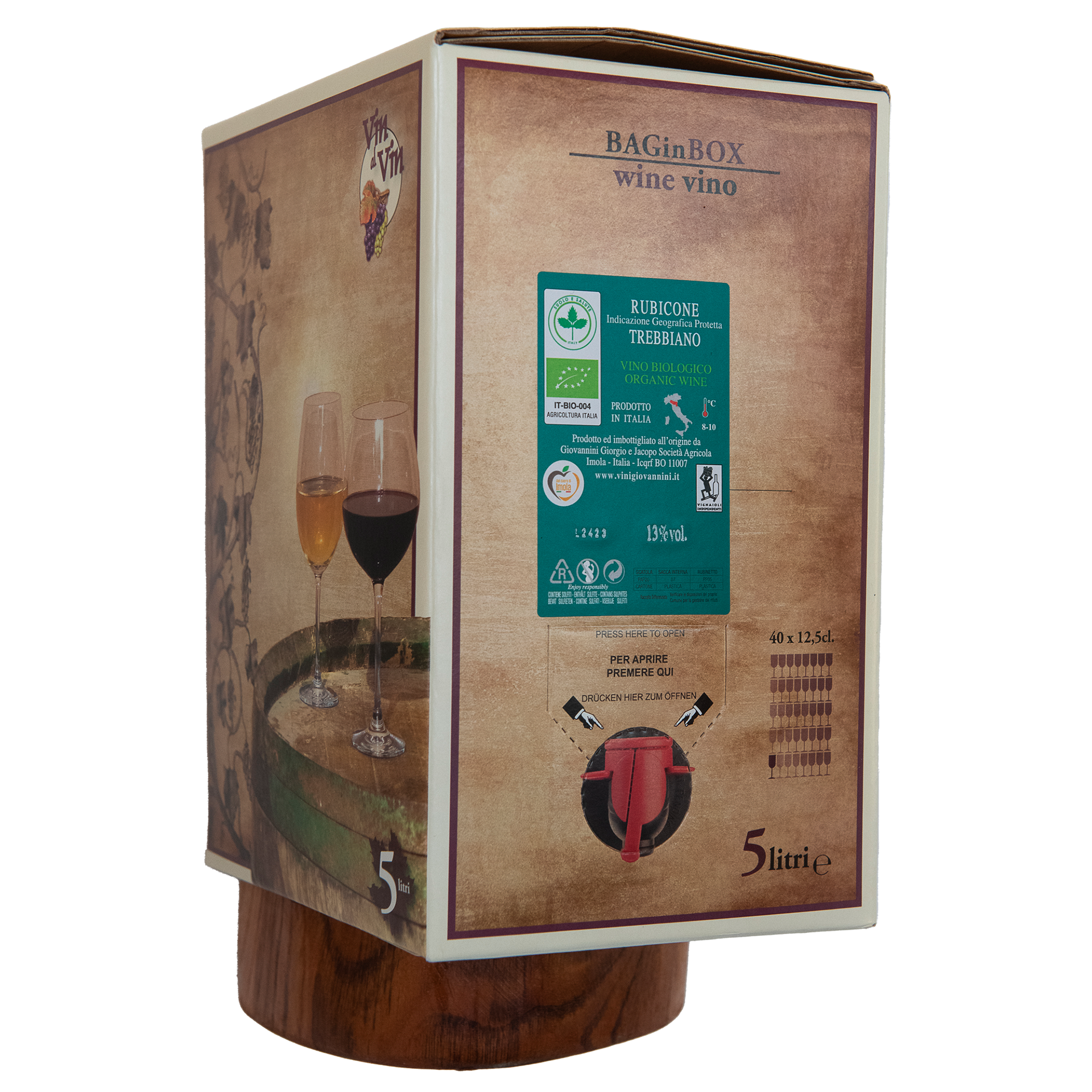 Trebbiano<br> Bag in Box  3 scatole 5L